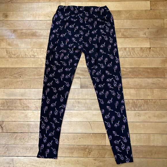 LulaRoe Leggings Women’s One Size Sunglasses Black Stretch Soft - Picture 10 of 13